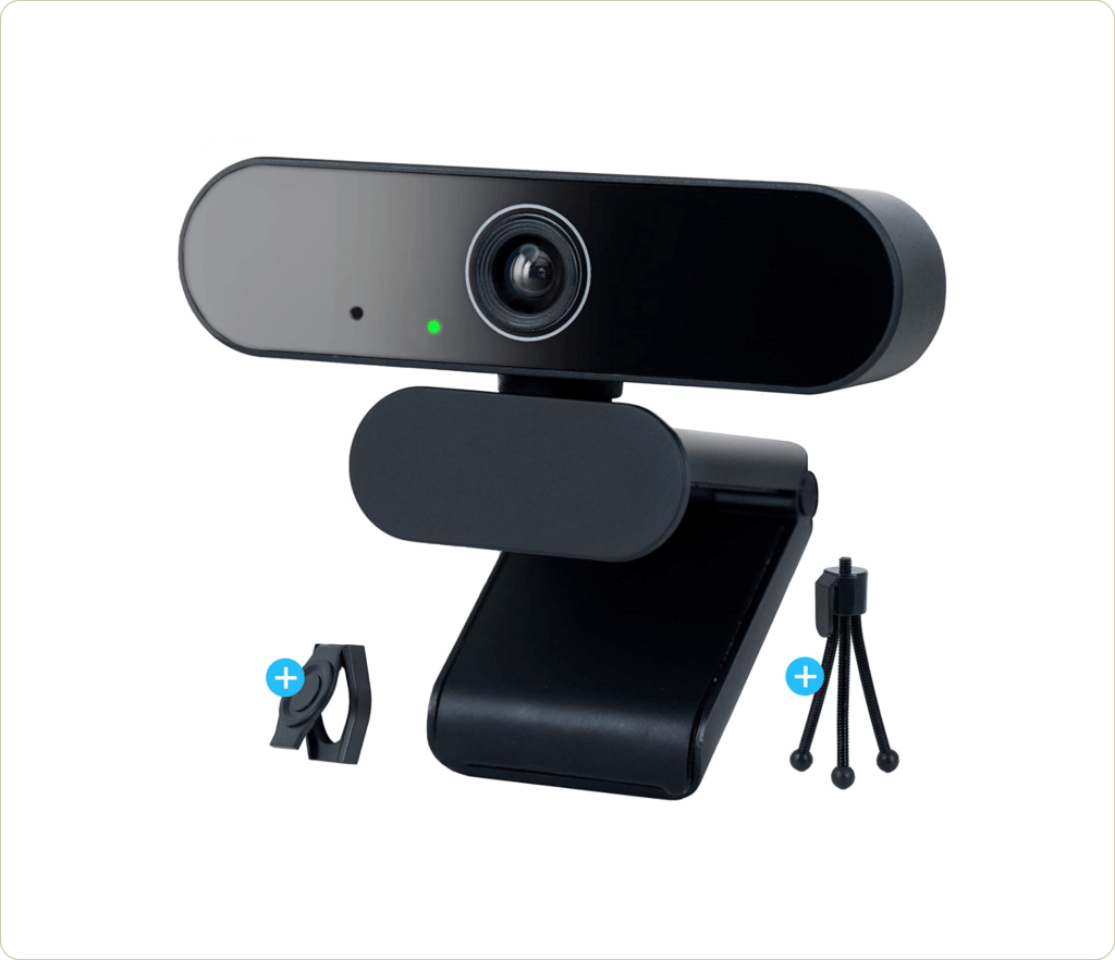 EVOCUS Webcam Pc con Microfono