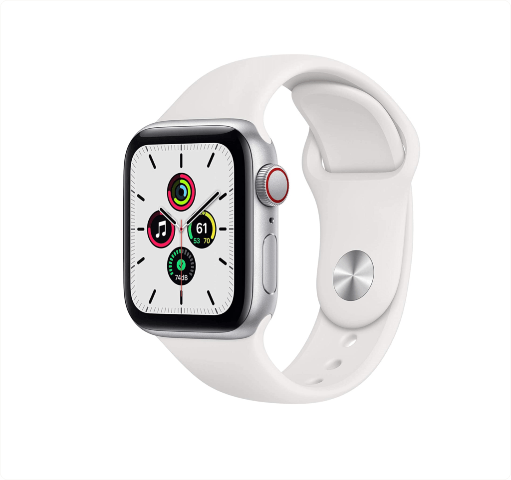 Apple Watch SE (GPS + Cellular, 40 mm) bianco